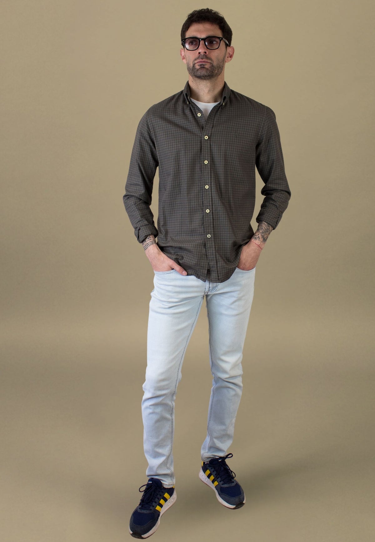 Pink striped oxford shirt