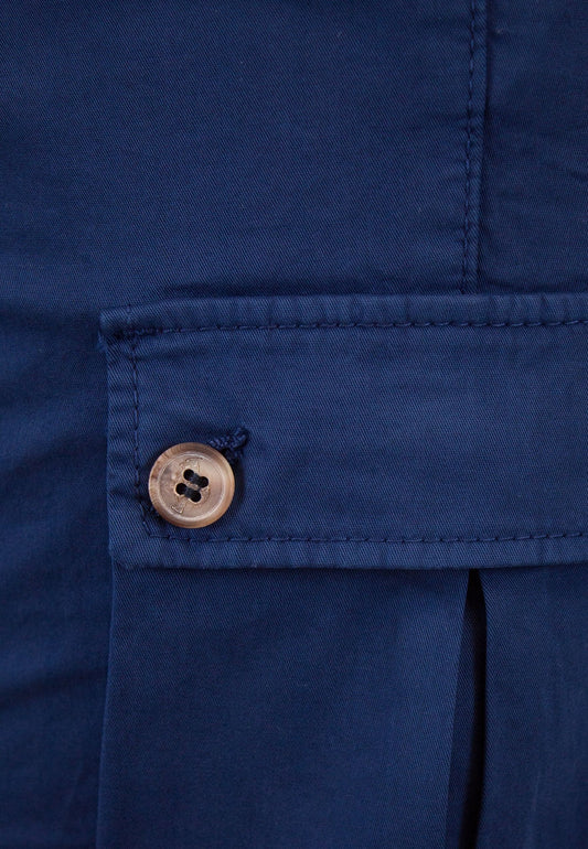 Bermuda tipo cargo tinta hombre