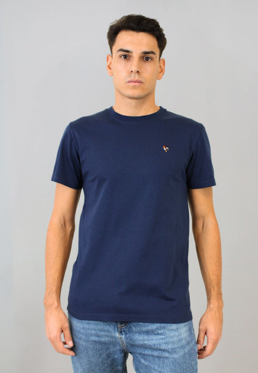 Yellow short-sleeved T-shirt