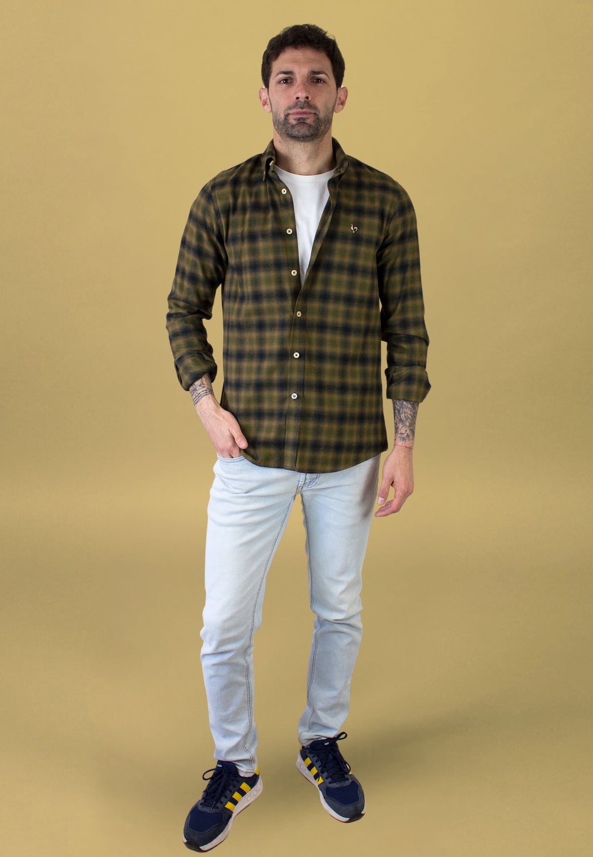 Chemise Oxford à rayures roses