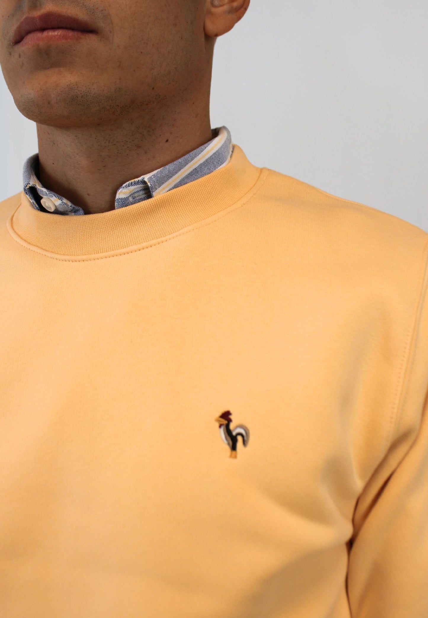 Sudadera amarilla lisa