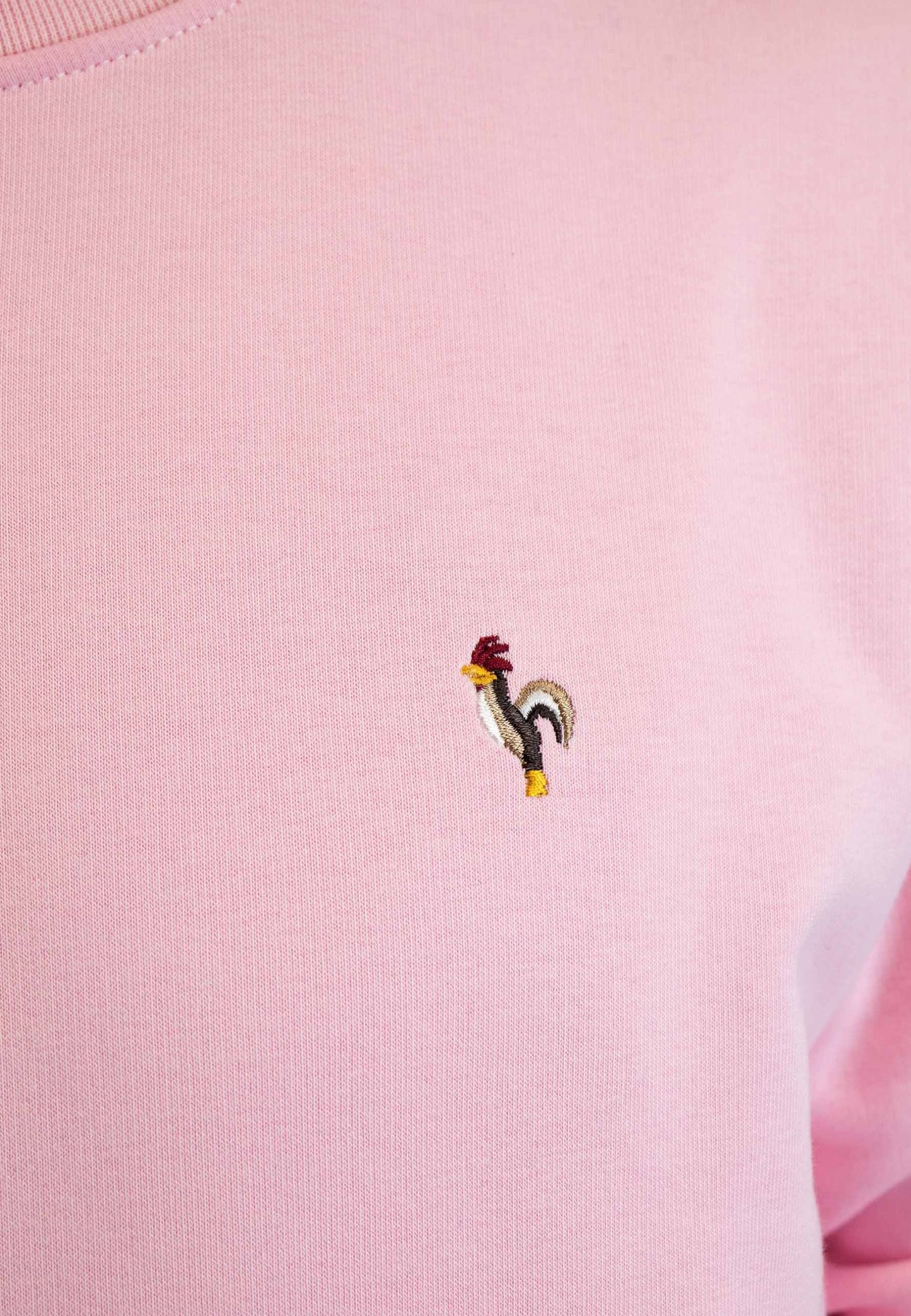 Sudadera rosa lisa