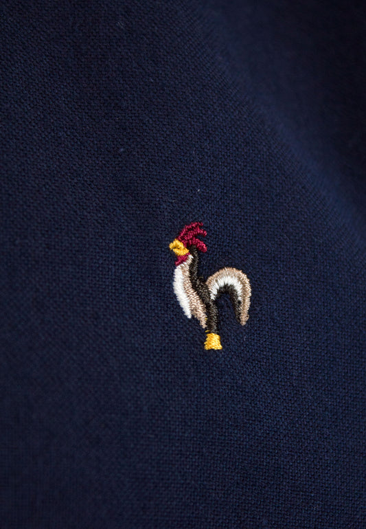 Navy wash oxford shirt