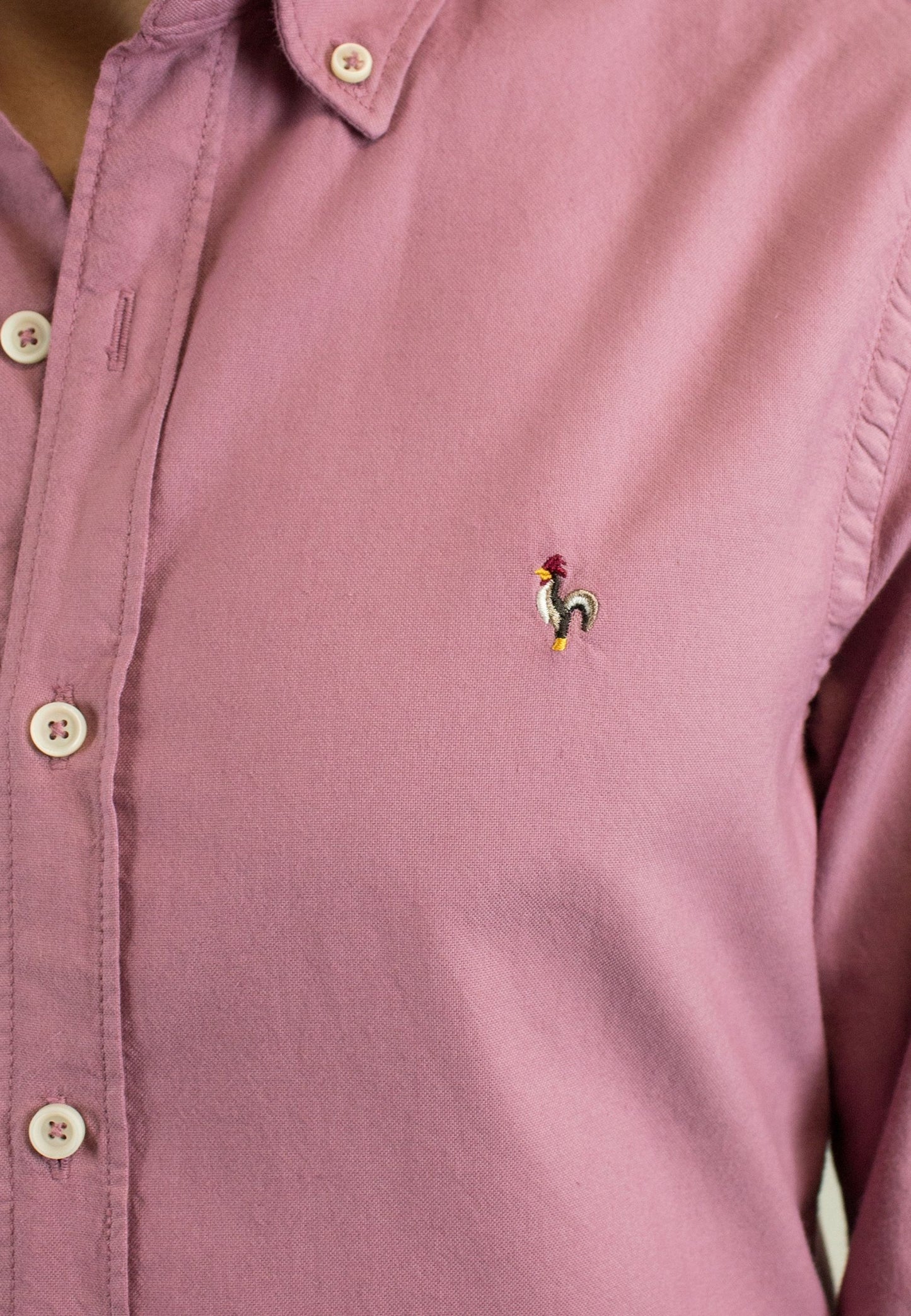 Camisa de algodón reciclado burgundy