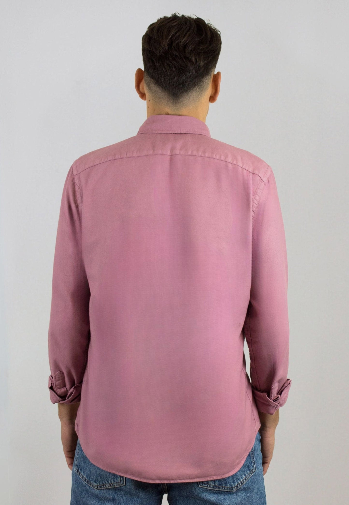 Camisa de algodón reciclado burgundy