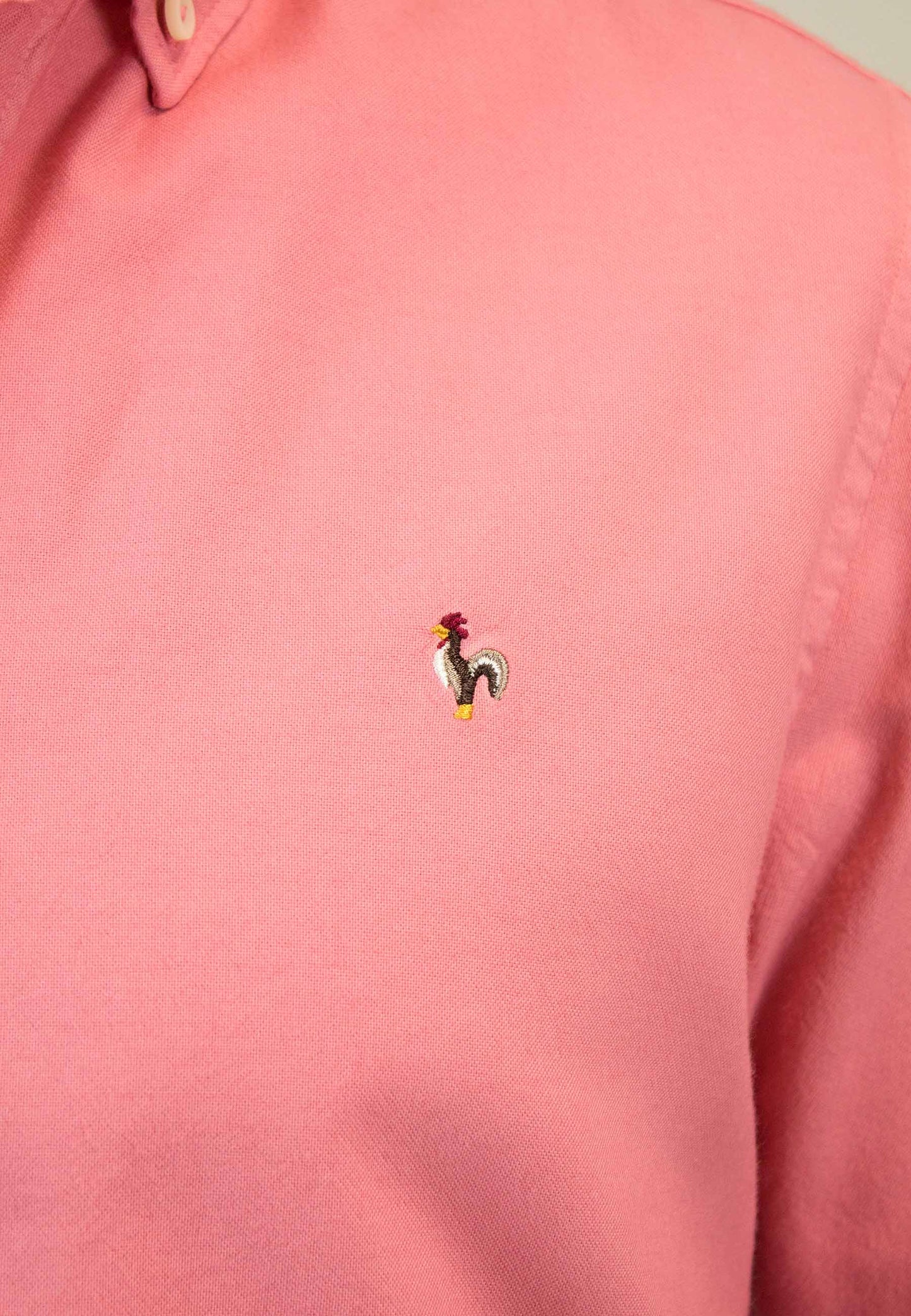 Camisa de algodón reciclado coral