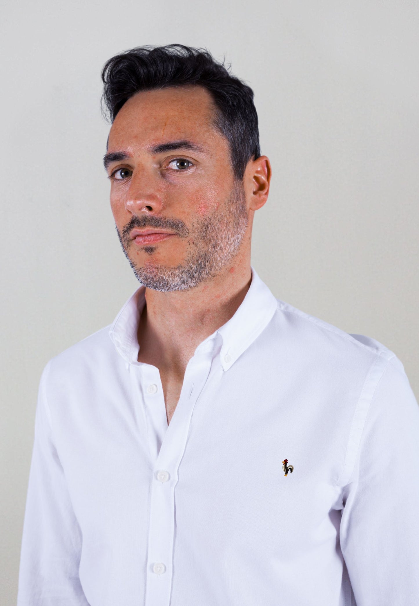 Camisa de algodón reciclado blanco