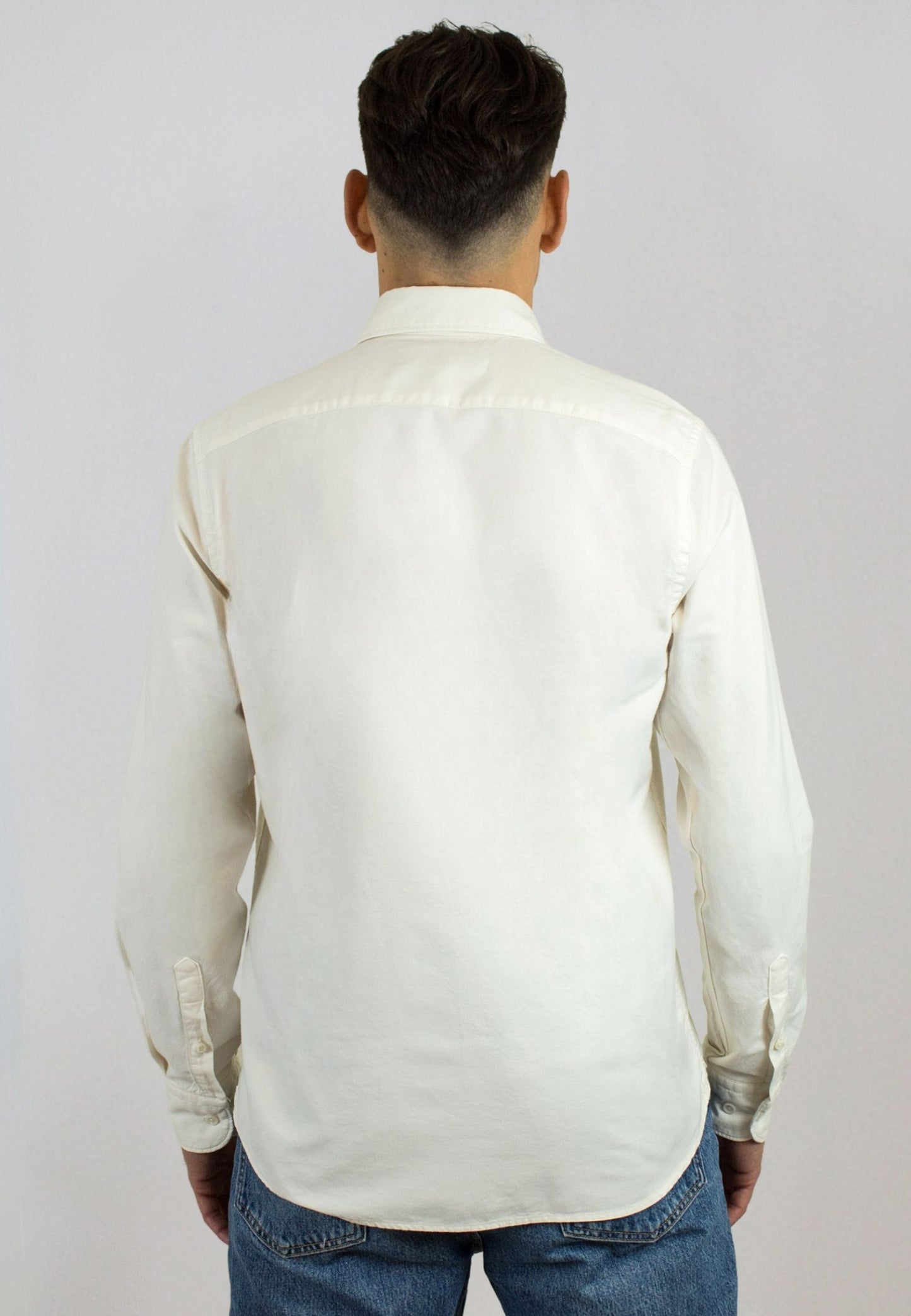 Camisa de algodón reciclado beige