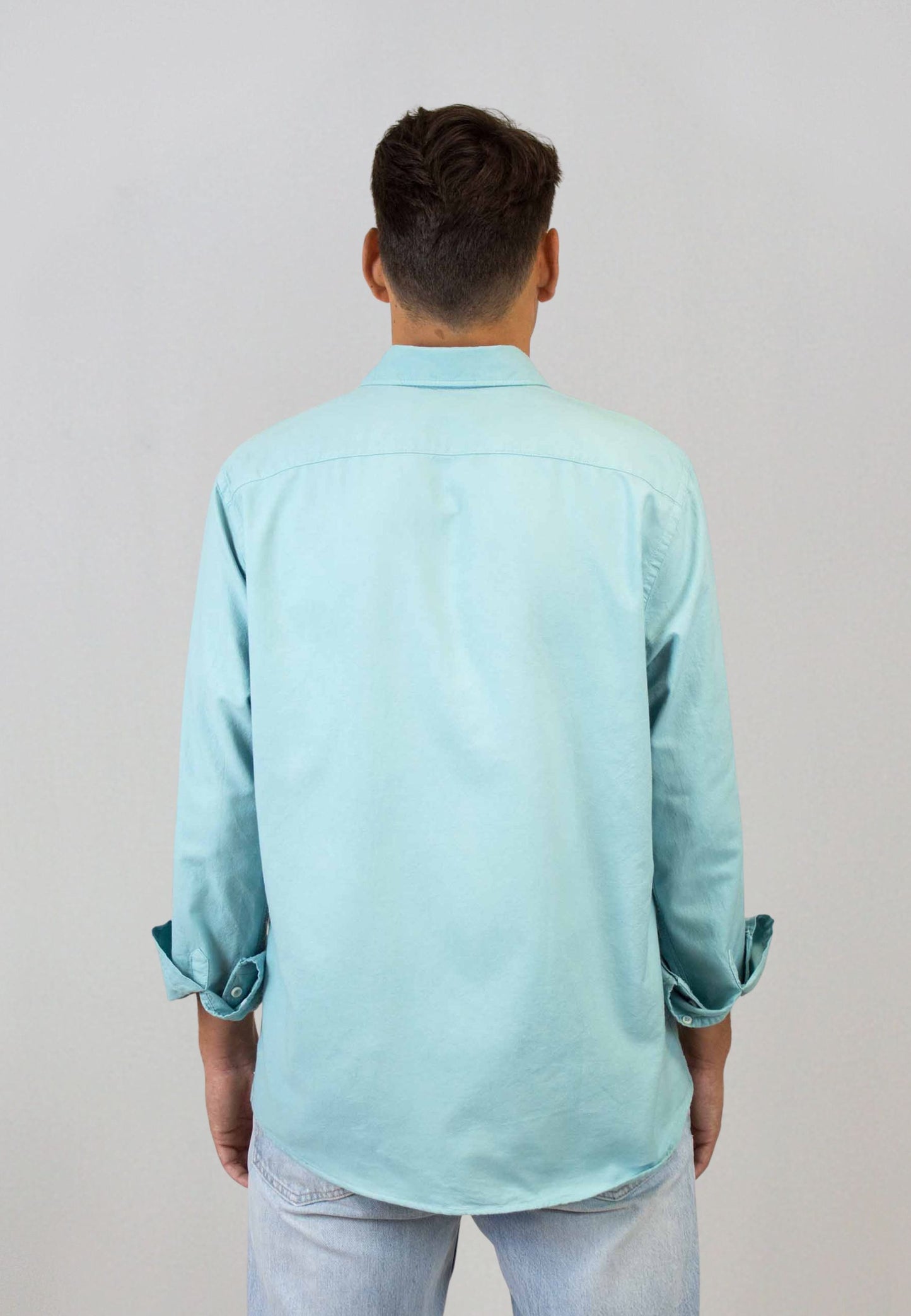 Camisa de algodón reciclado jade