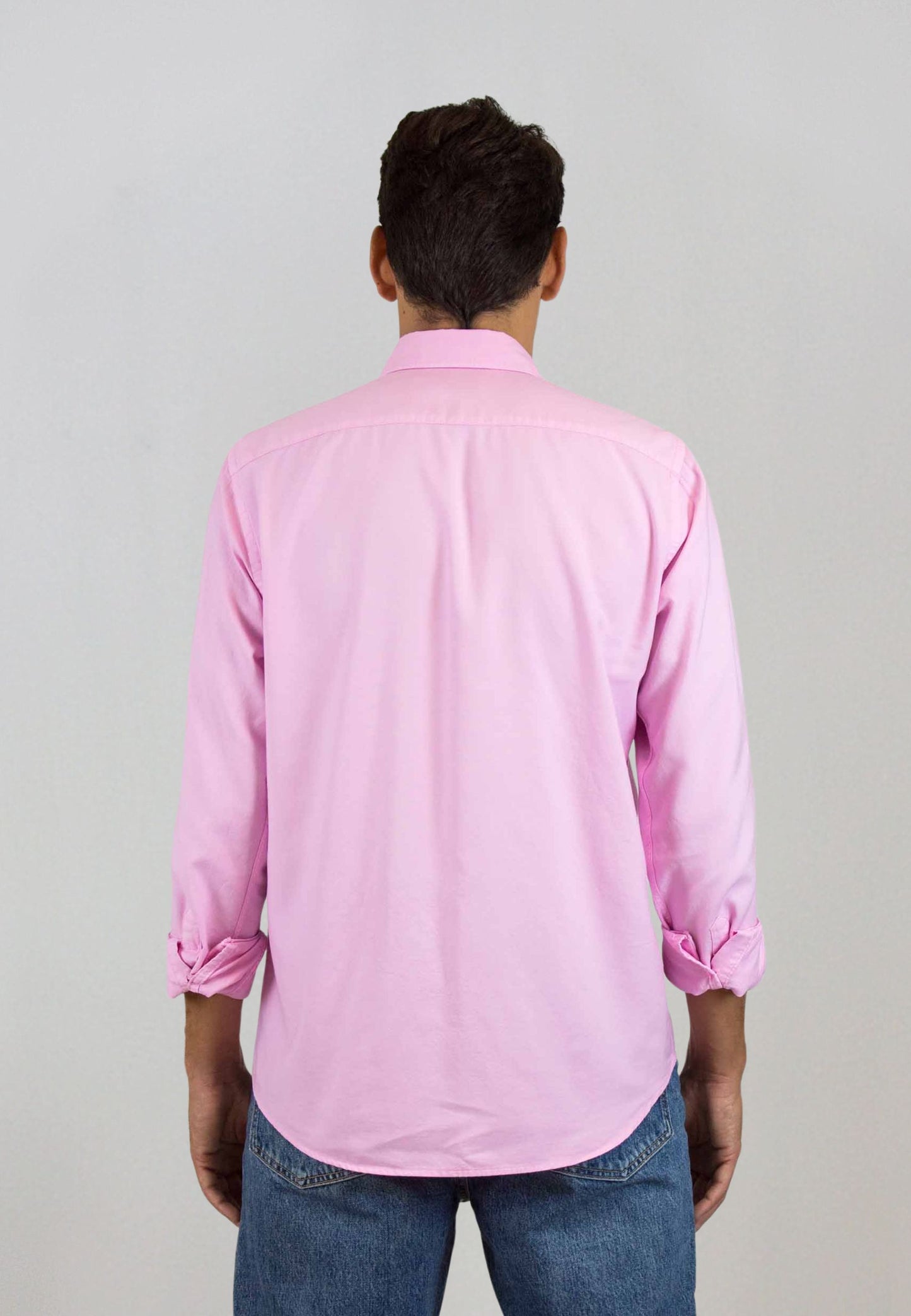 Camisa de algodón reciclado rosa