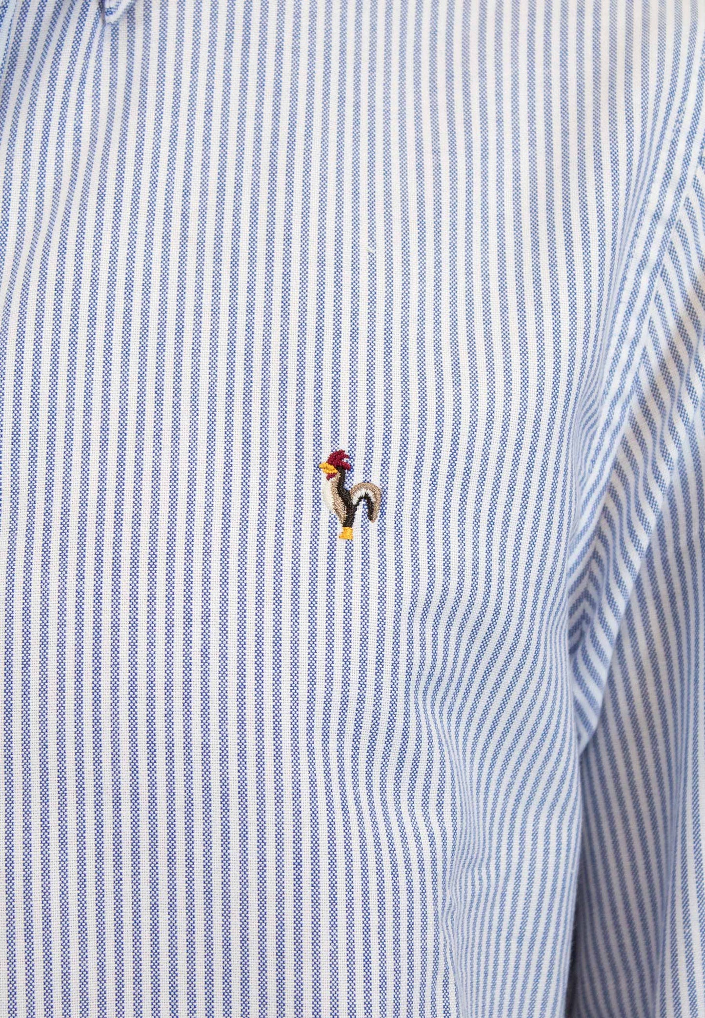 Camisa oxford de rayas marino