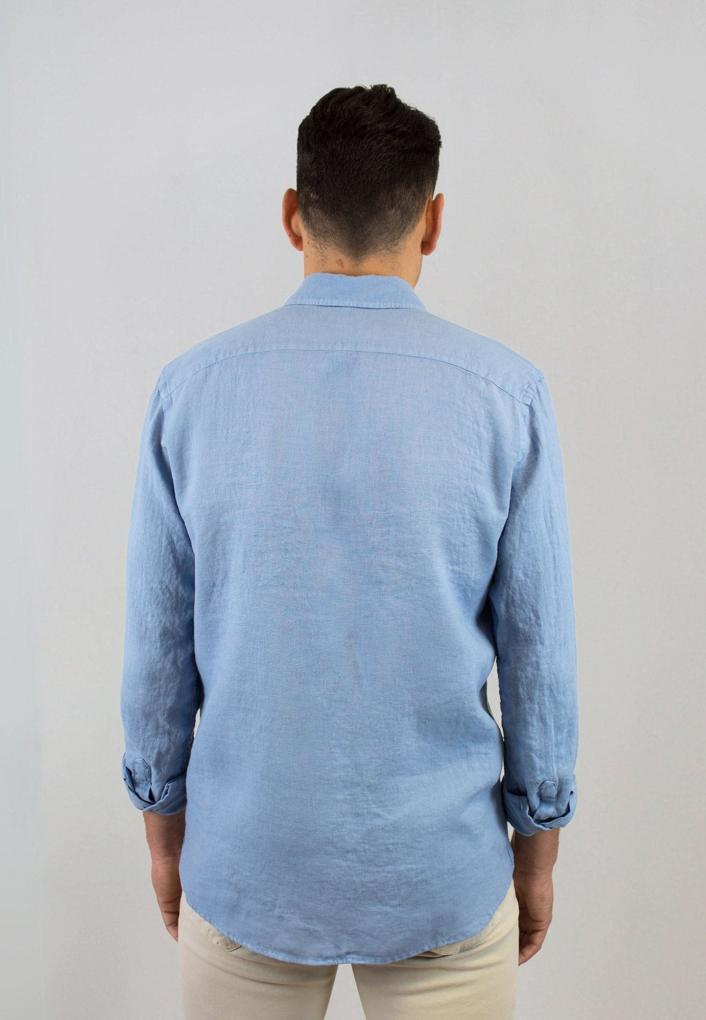 Chemise à carreaux roses