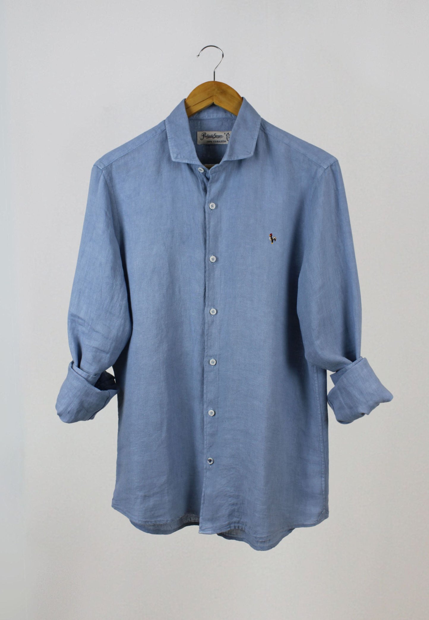 Pink gingham shirt