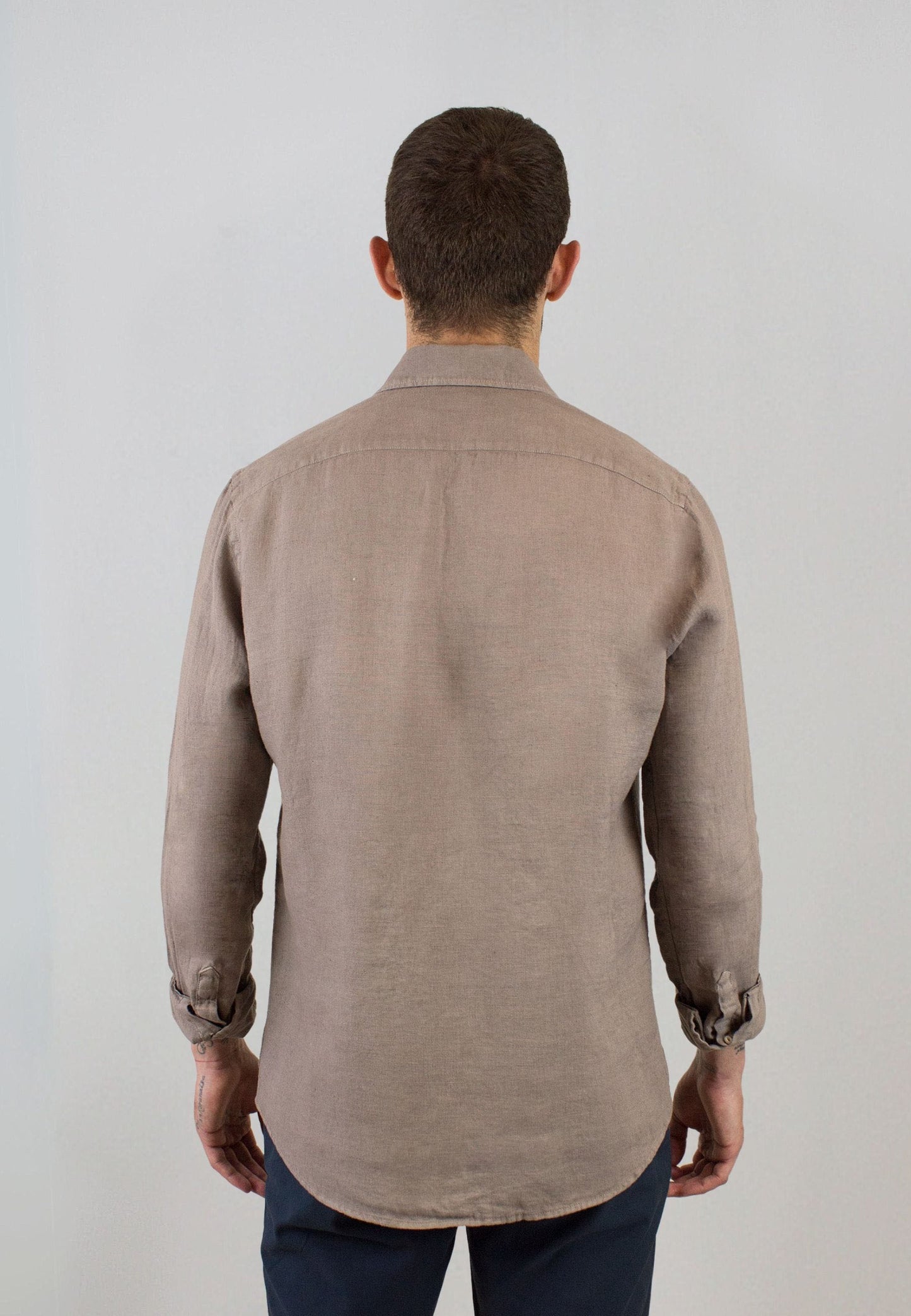 Chemise à carreaux roses