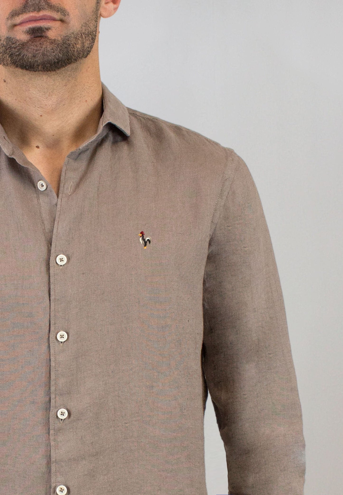 Chemise à carreaux roses