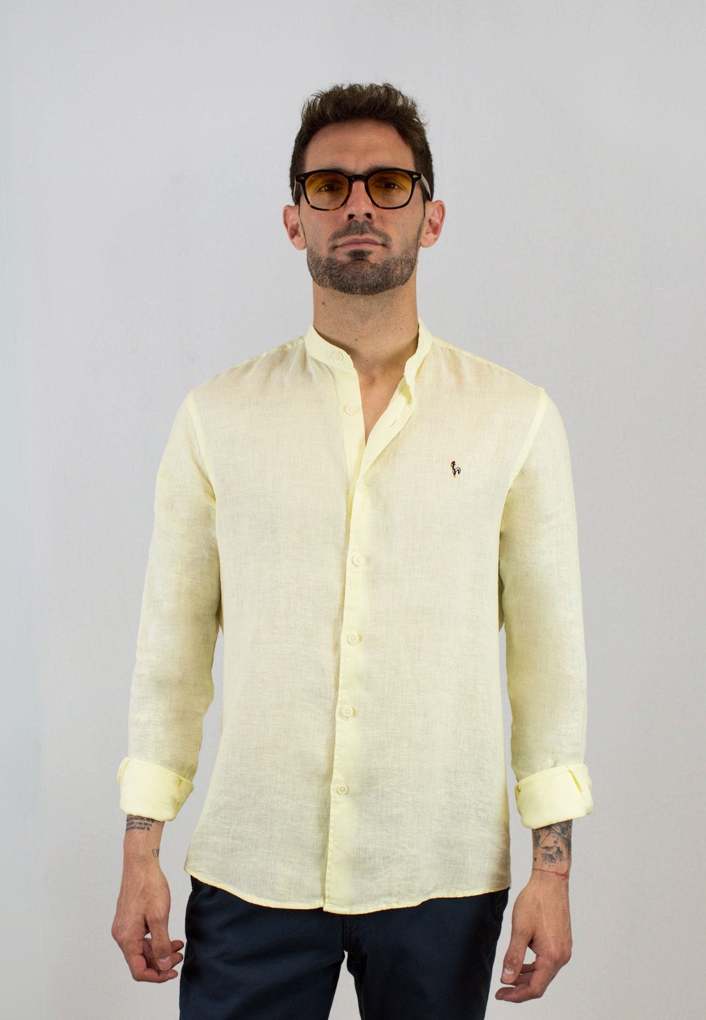 Chemise à carreaux roses