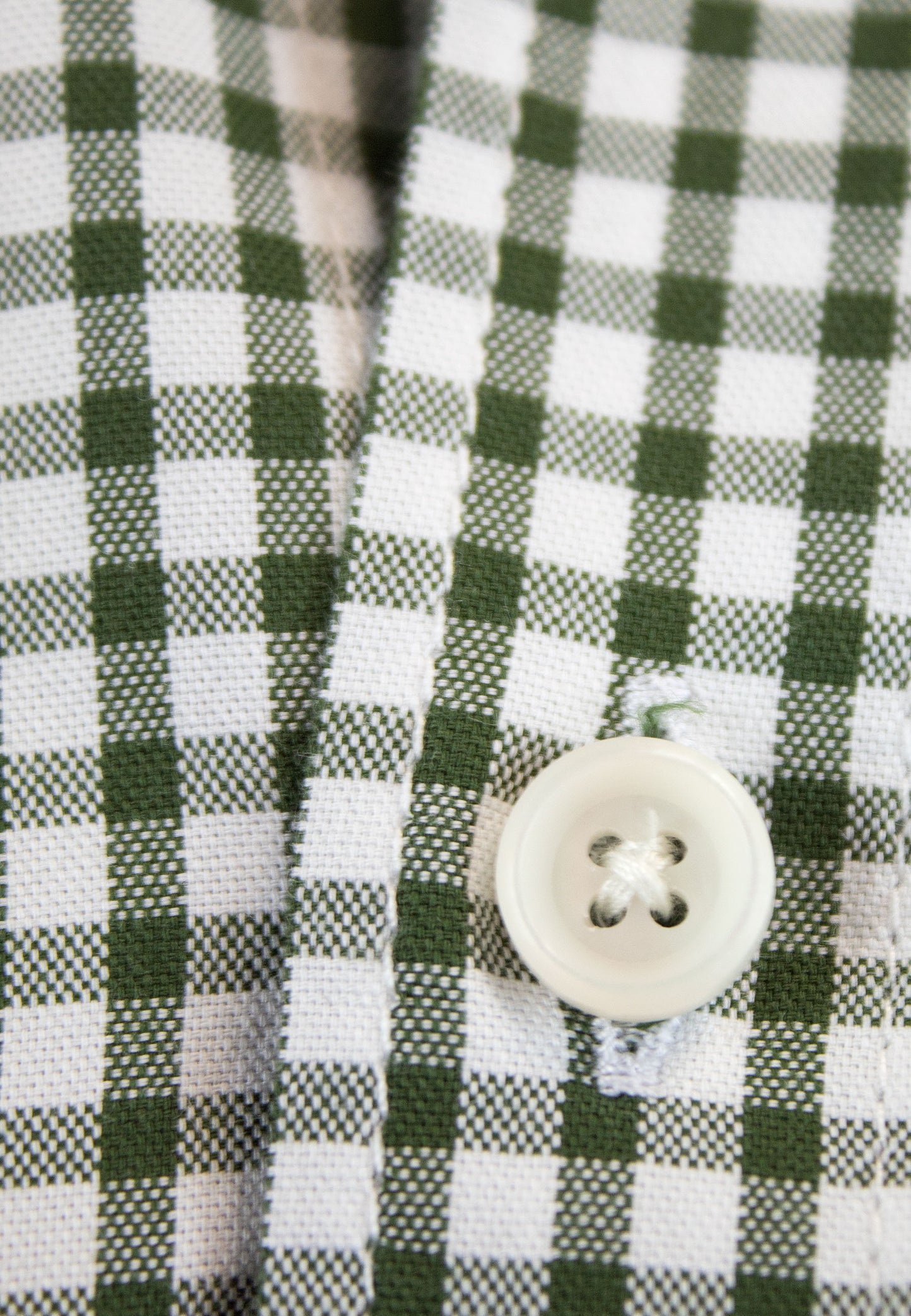 Camisa de cuadros vichy verde