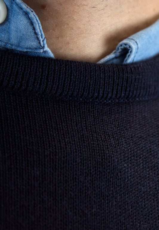 Jersey marino con lana