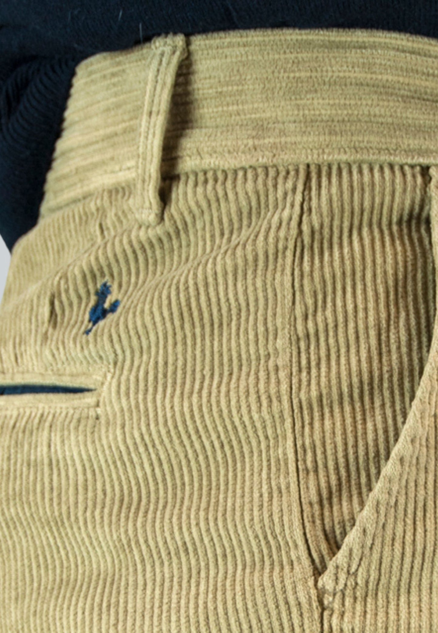 Men's black elasticated chino pants