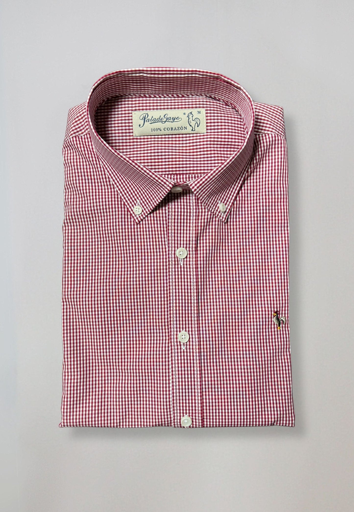 Light blue gingham shirt