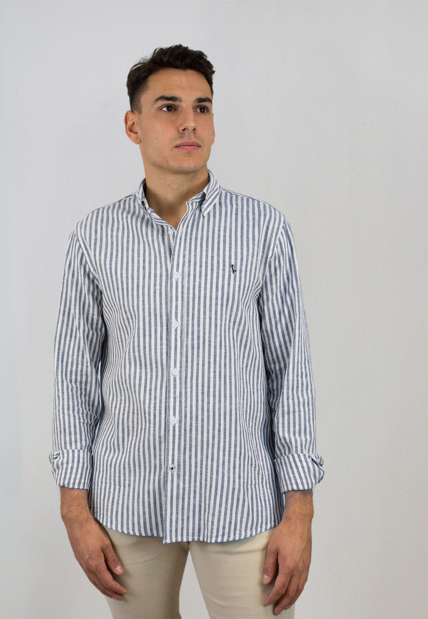 Pink gingham shirt