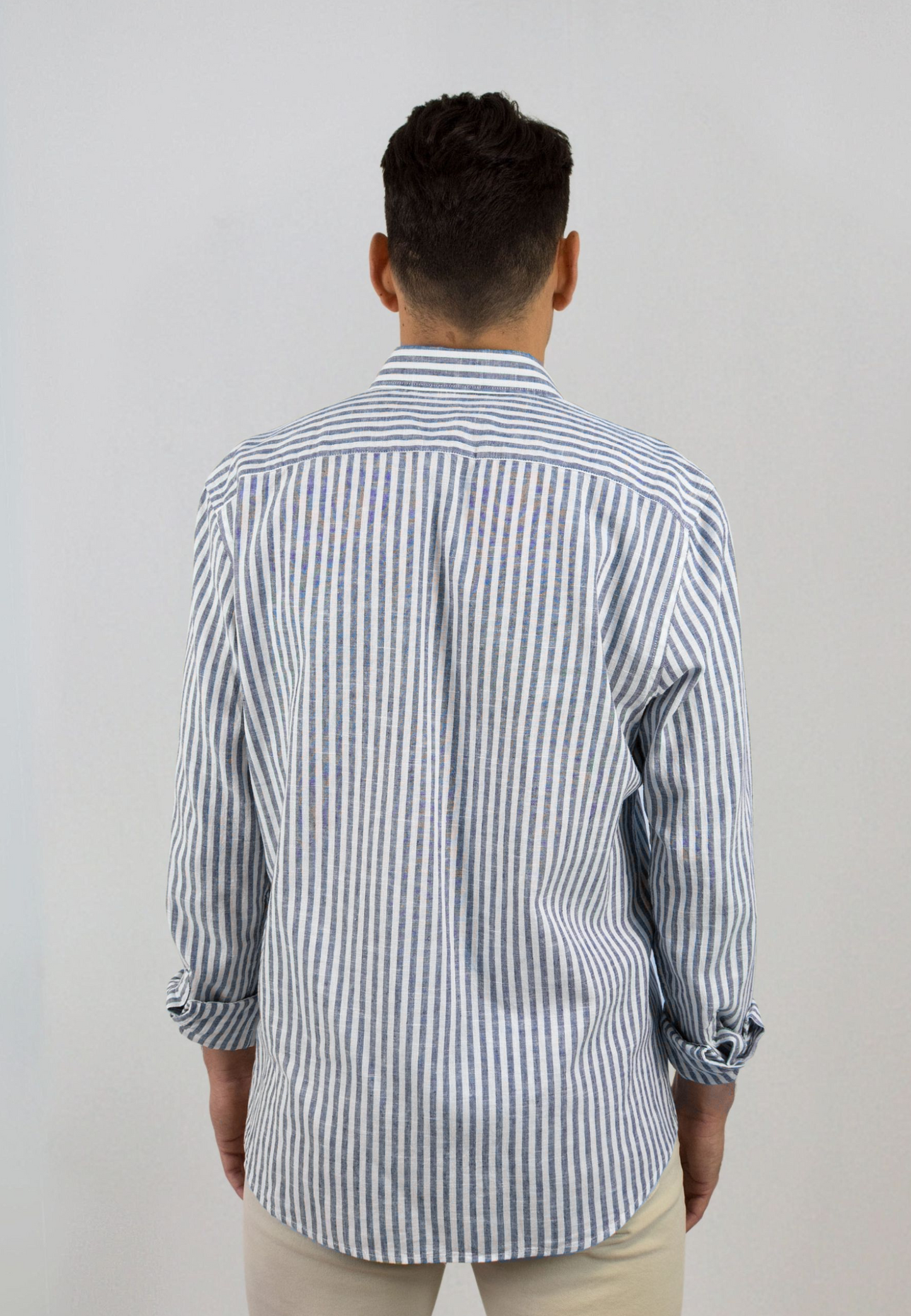 Pink gingham shirt