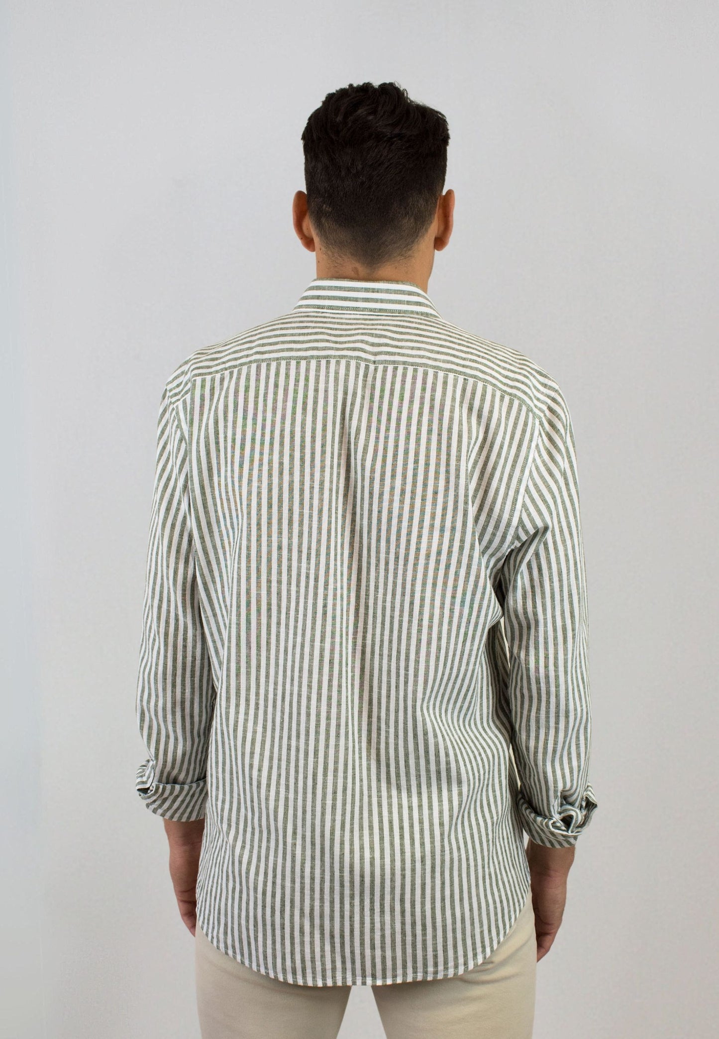 Pink gingham shirt