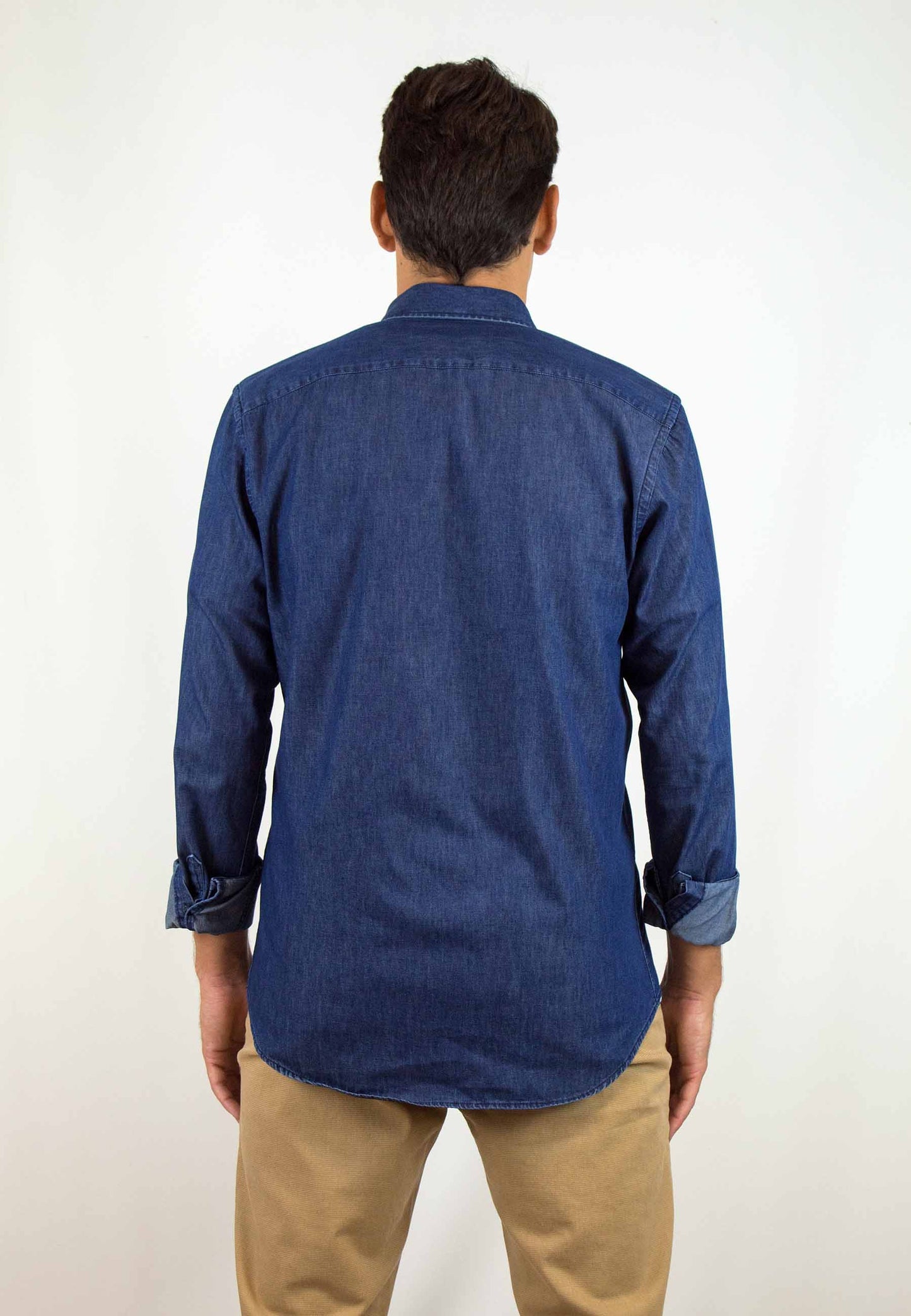 Camisa denim oscuro