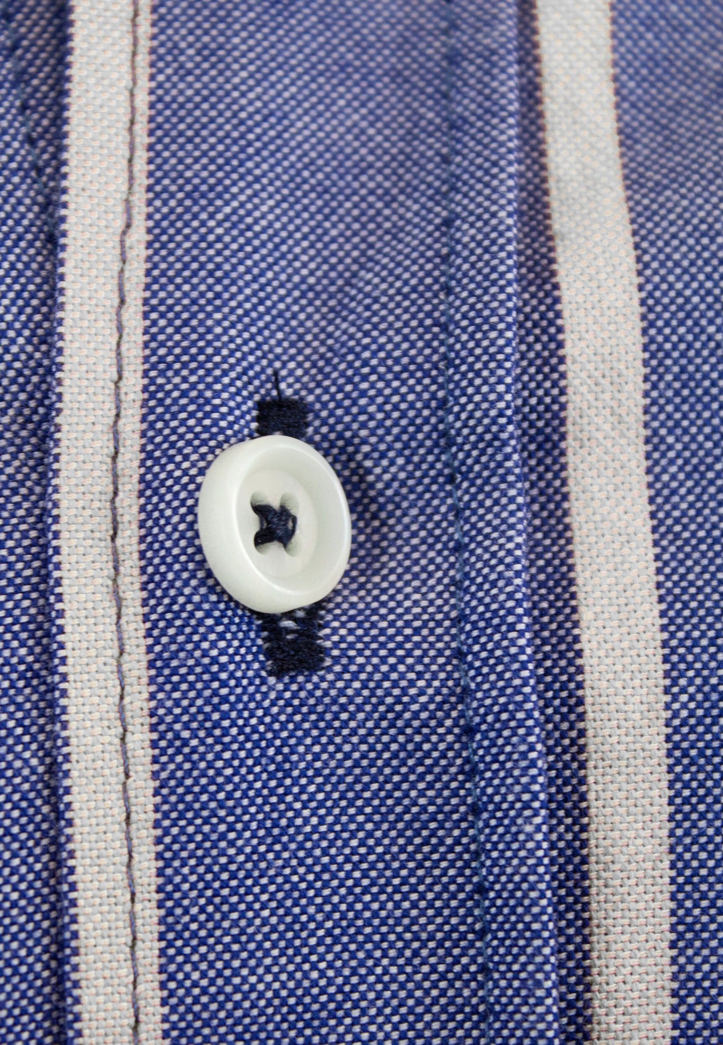 Camisa oxford lavado raya blanca