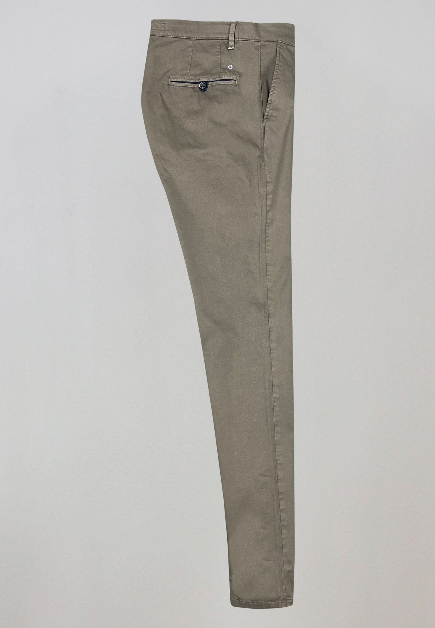 Men's black elasticated chino pants