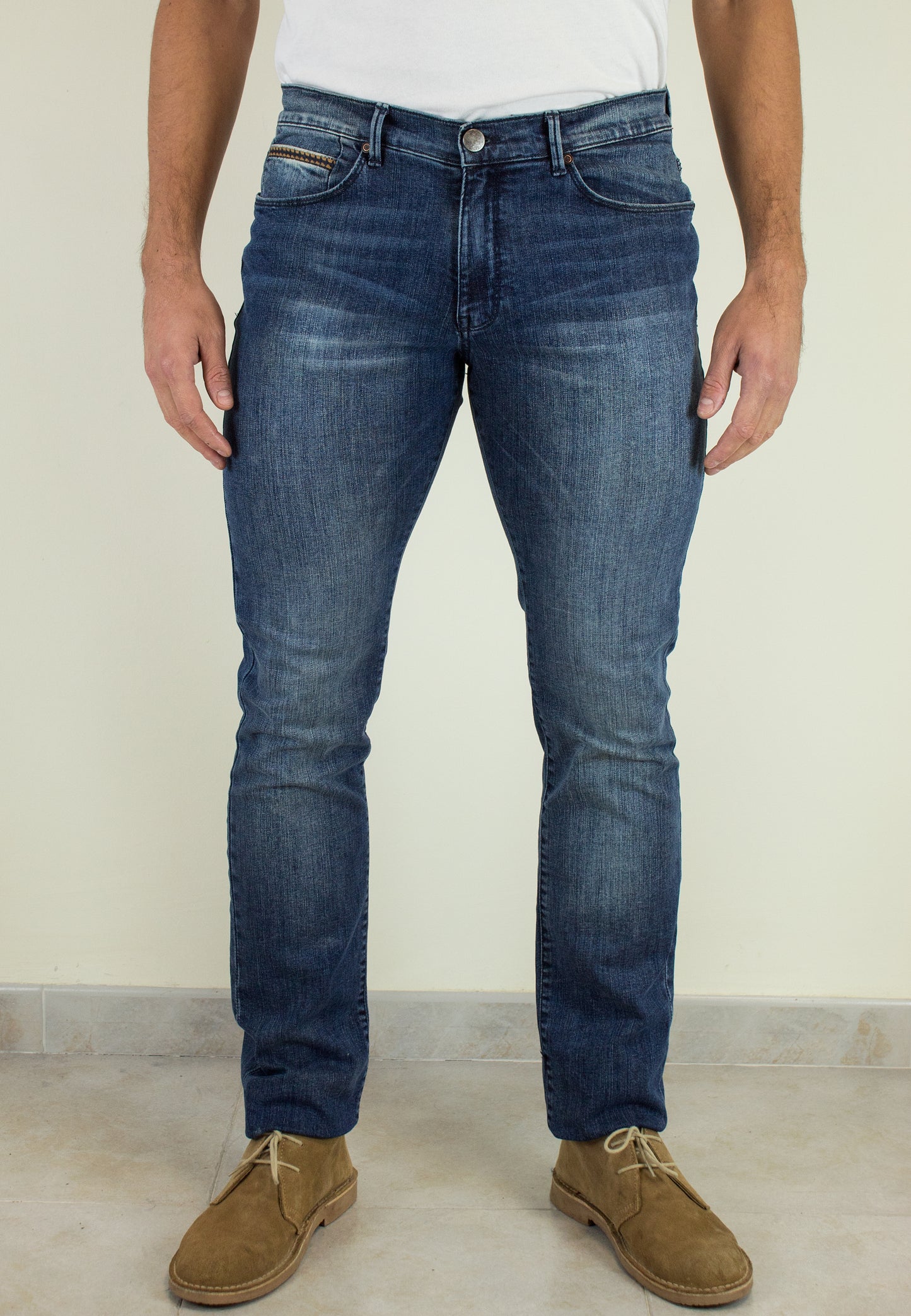 Pantalón vaquero claro para hombre