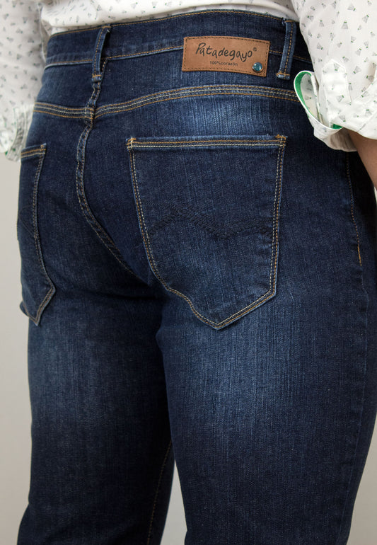 Pantalón vaquero medio para hombre