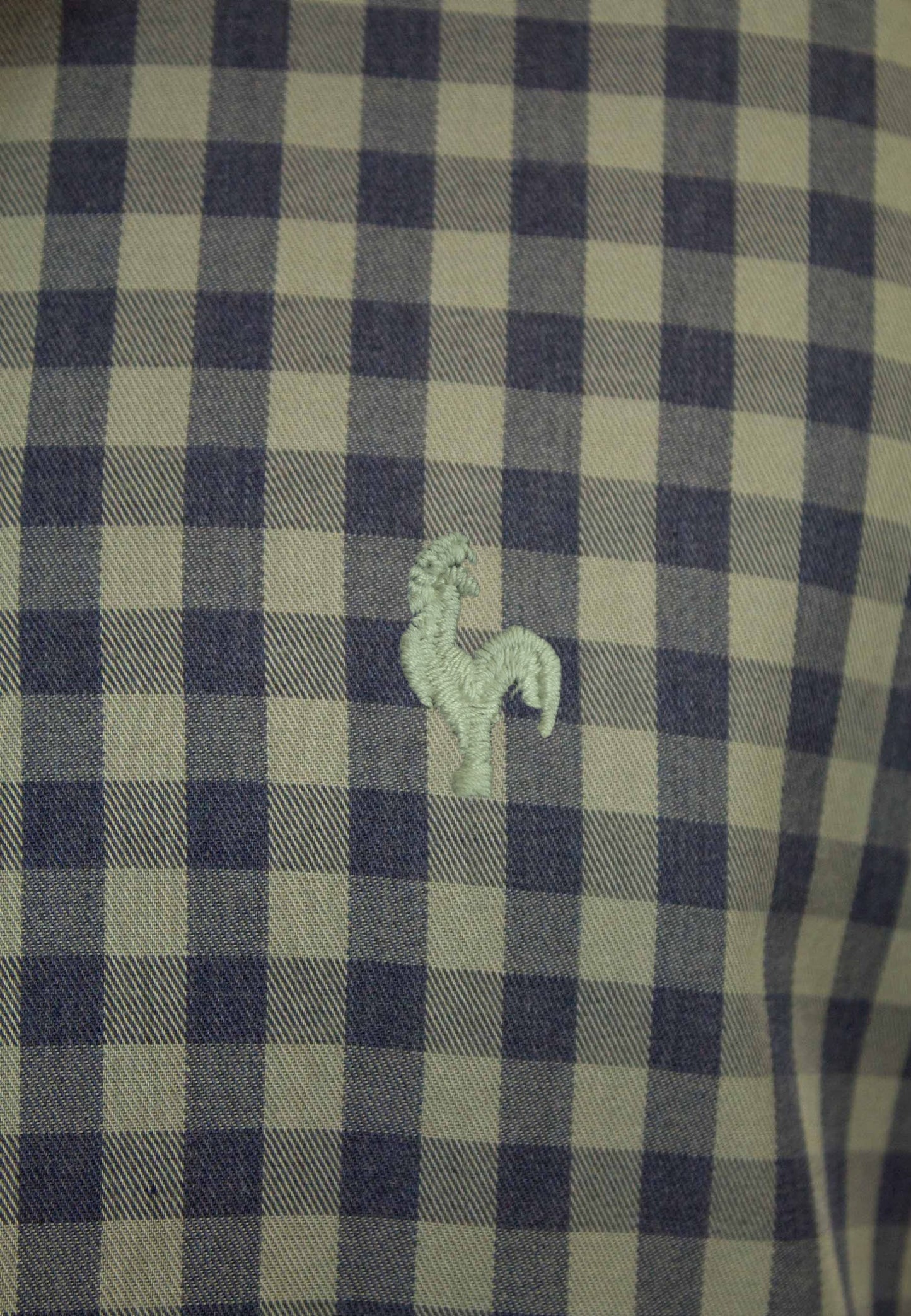 Camisa de franela a cuadros kaki