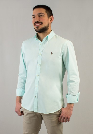 Camisa de hombre Vinci agua de efecto papel de Patadegayo, calidad y sostenible hecha en España - plano delantero