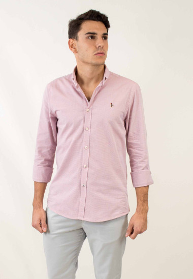 Camisa de calidad, camisa sostenible fabricada en España, camisa Morgan de Patadegayo - plano detalle