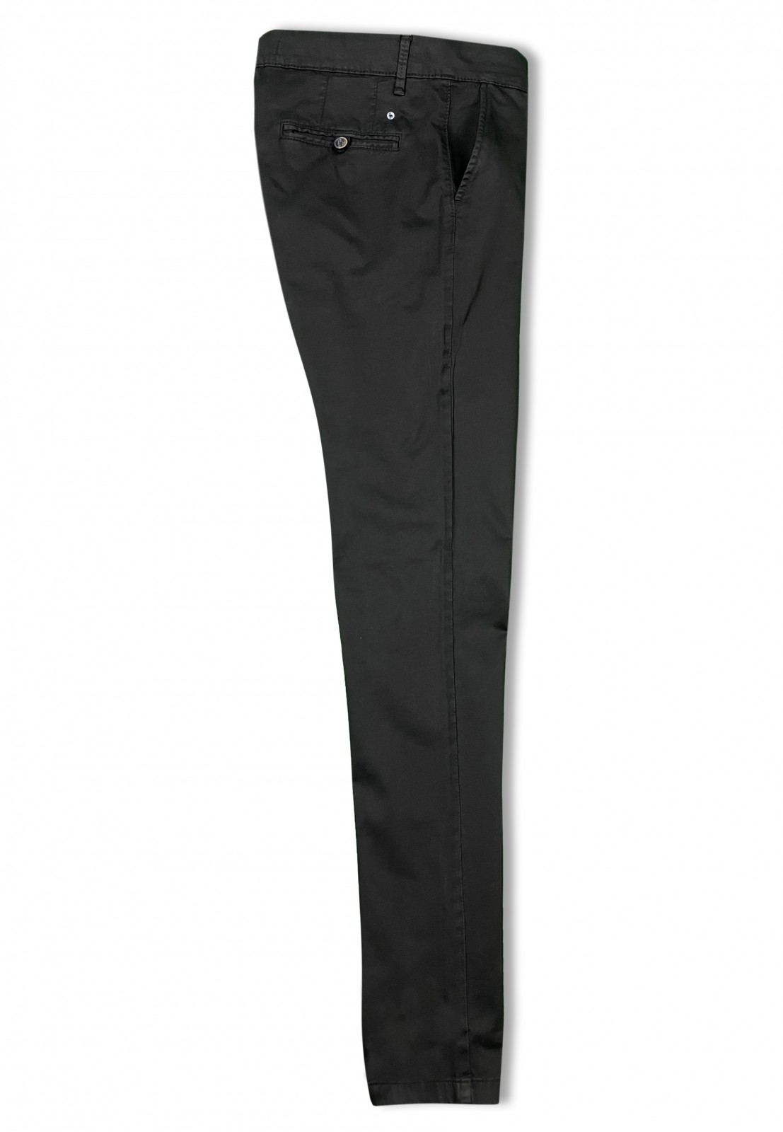 Pantalón chino de hombre Romay Patadegayo en color negro, fabricado en España, muy cómodo y de calidad - completo