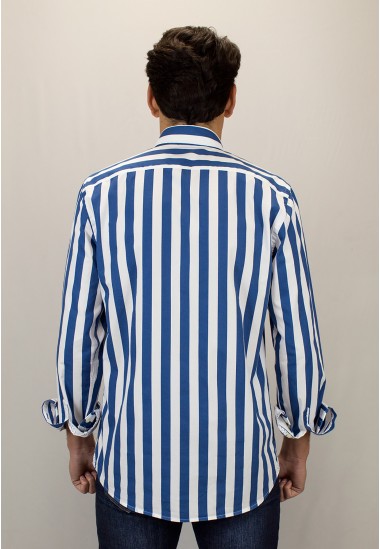 Camisa de hombre Johnny Patadegayo de calidad sostenible fabricada en España - plano trasero