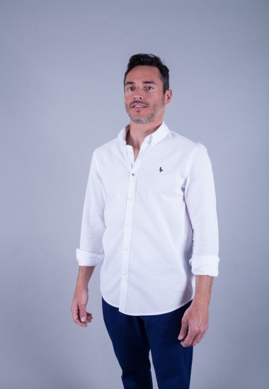 Camisa de hombre Leonardo Patadegayo de calidad sostenible fabricada en España - sesión