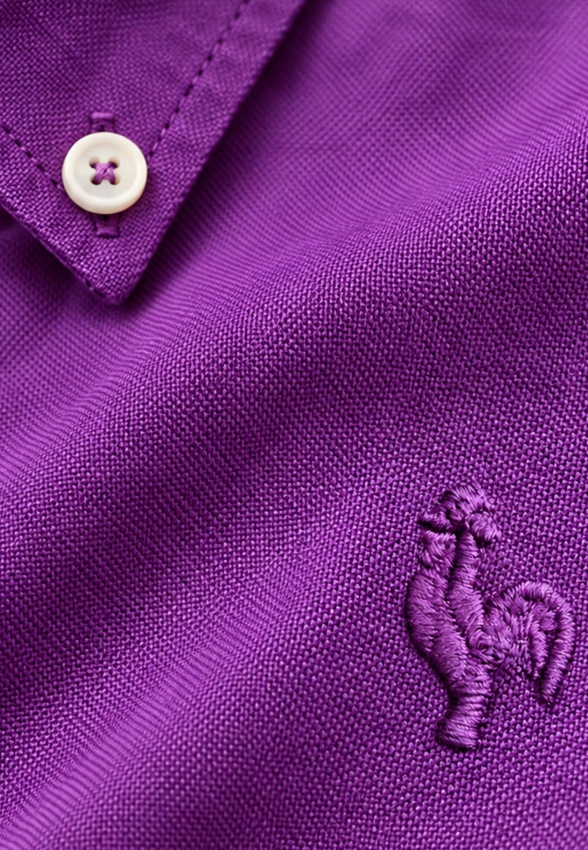 Camisa Oxford morado especial