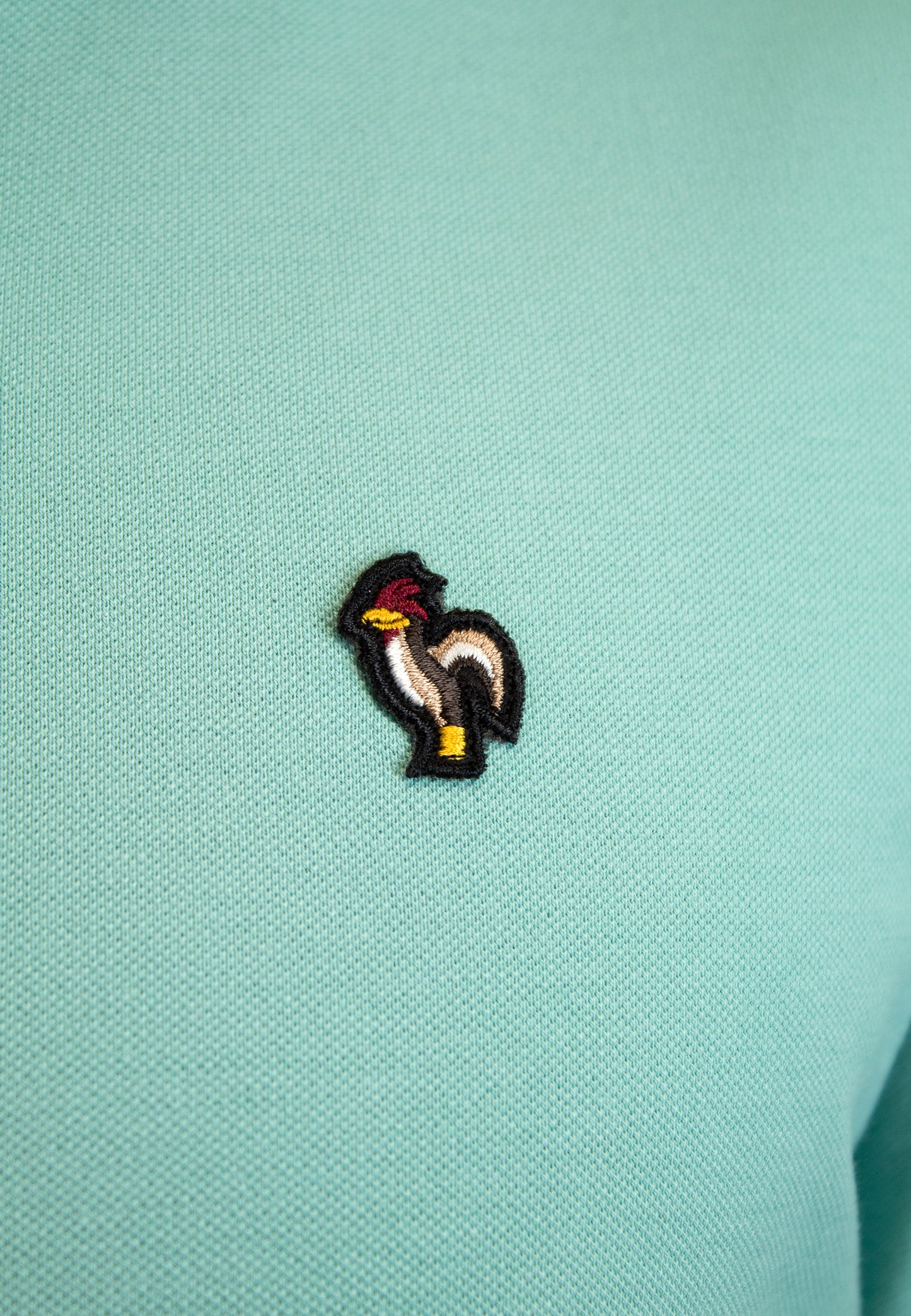 Polo jade de manga corta