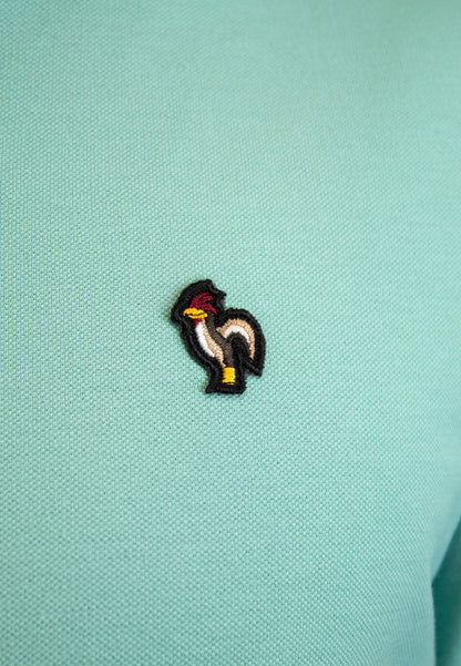 Polo jade de manga corta