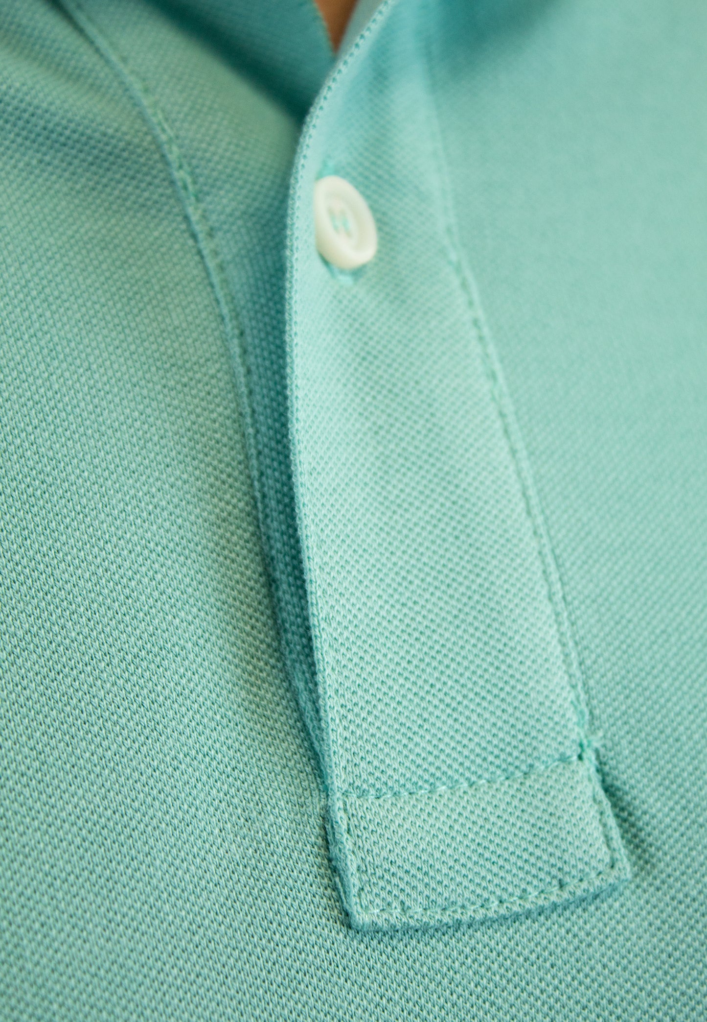 Polo jade de manga corta