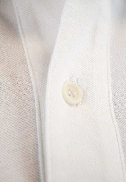 Polo blanco de manga corta