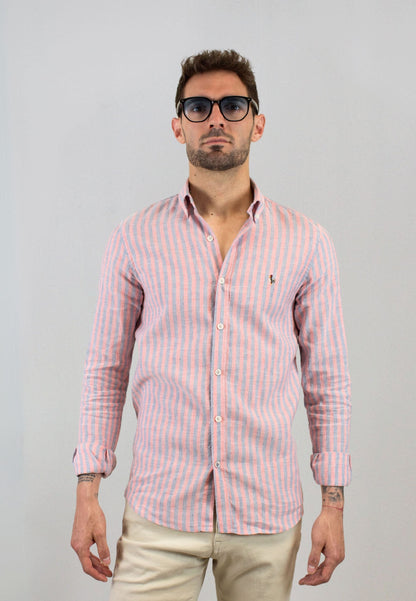 Light blue washed oxford shirt