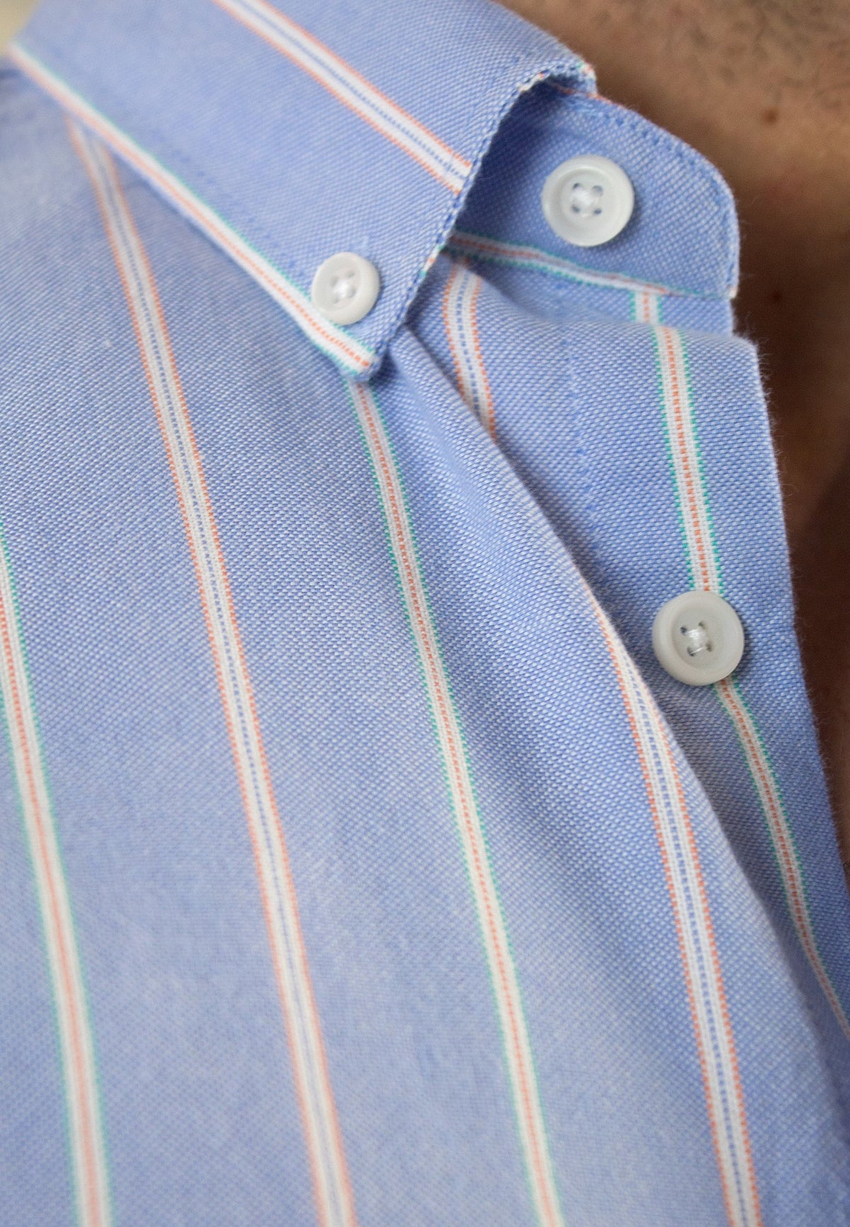 Light blue washed oxford shirt