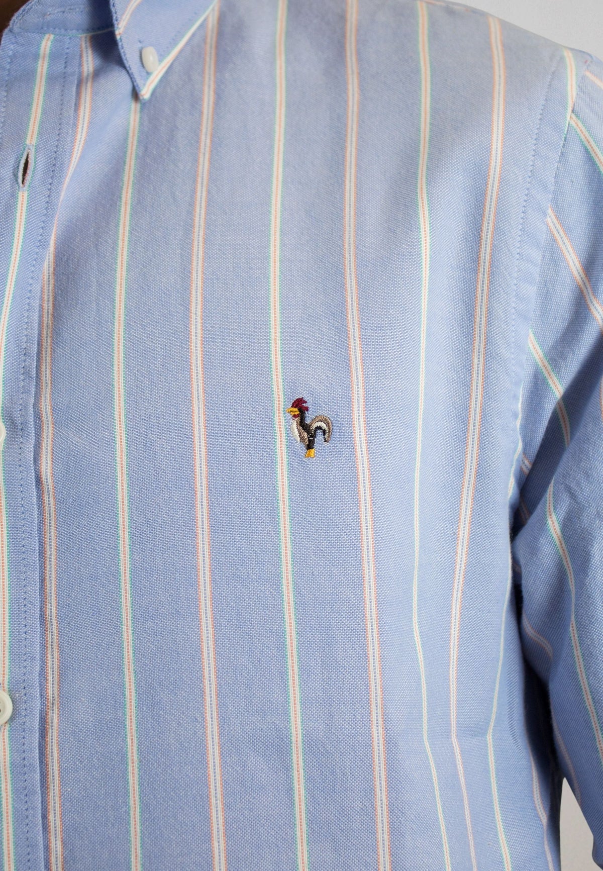 Light blue washed oxford shirt