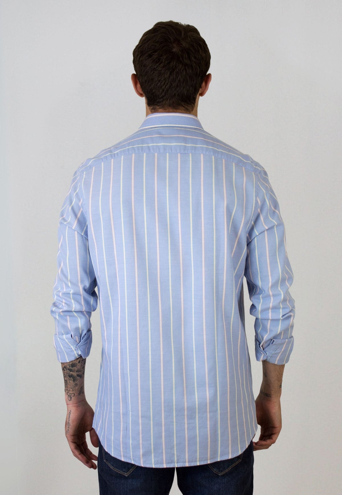 Light blue washed oxford shirt