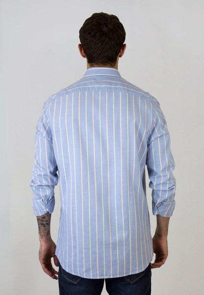 Light blue washed oxford shirt