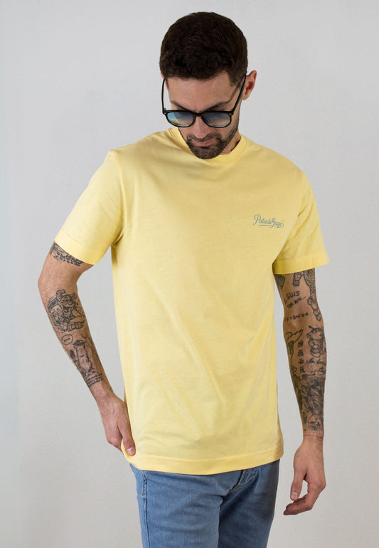 Navy short-sleeved T-shirt