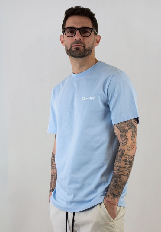 Navy short-sleeved T-shirt